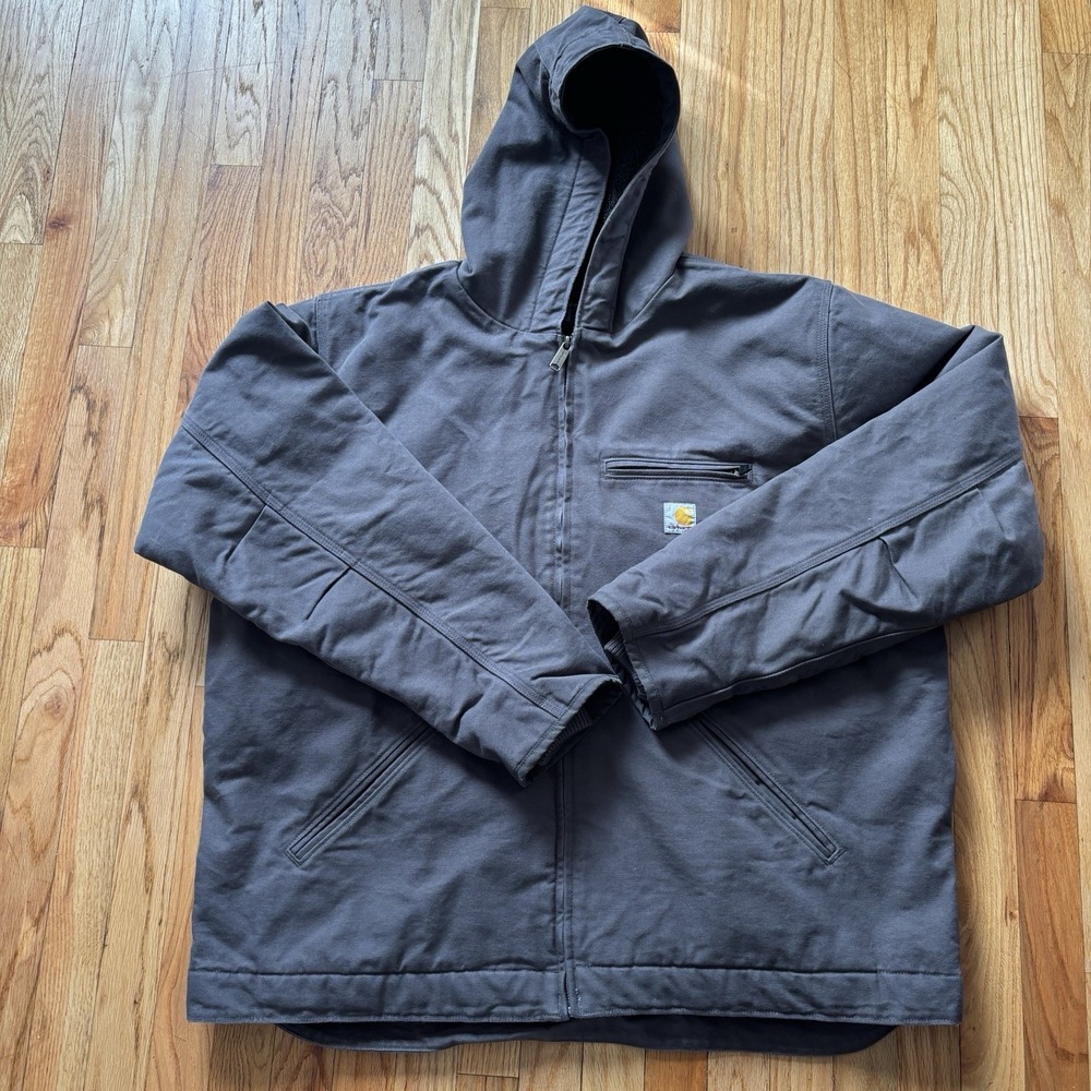 Carhartt Men's GVL Gravel Sherpa Lined Hooded Jacket 2XL Tall OJ4392-M